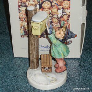 "Letter To Santa" Goebel Hummel Figurine #340 TMK6 With Box - CHRISTMAS GIFT!
